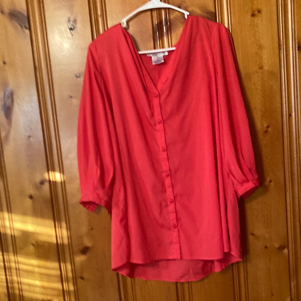 Size Large 14W Women’s Roamans top thin material